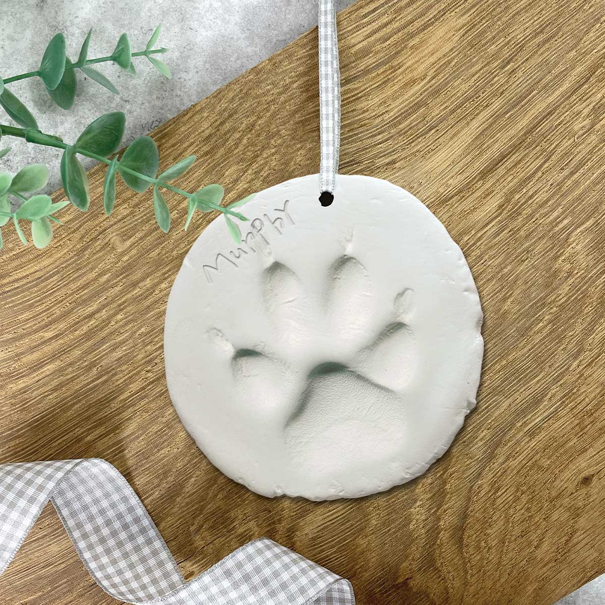Pet Memorial Box Picture Frame with Paw Print Mold Kit - 3 Colors