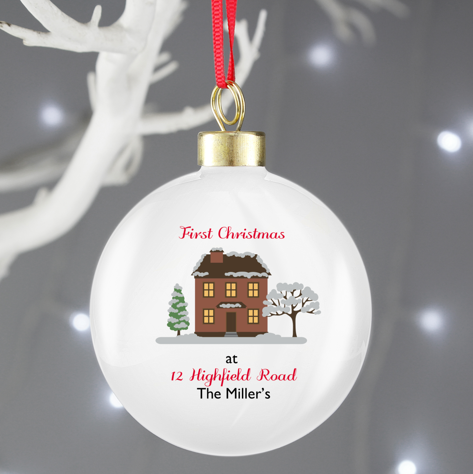 Personalised first sales christmas decorations