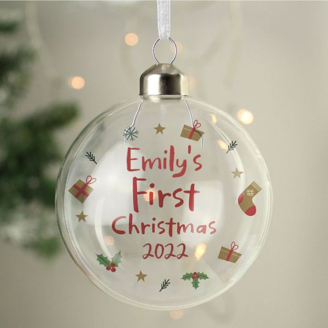 First christmas store bauble