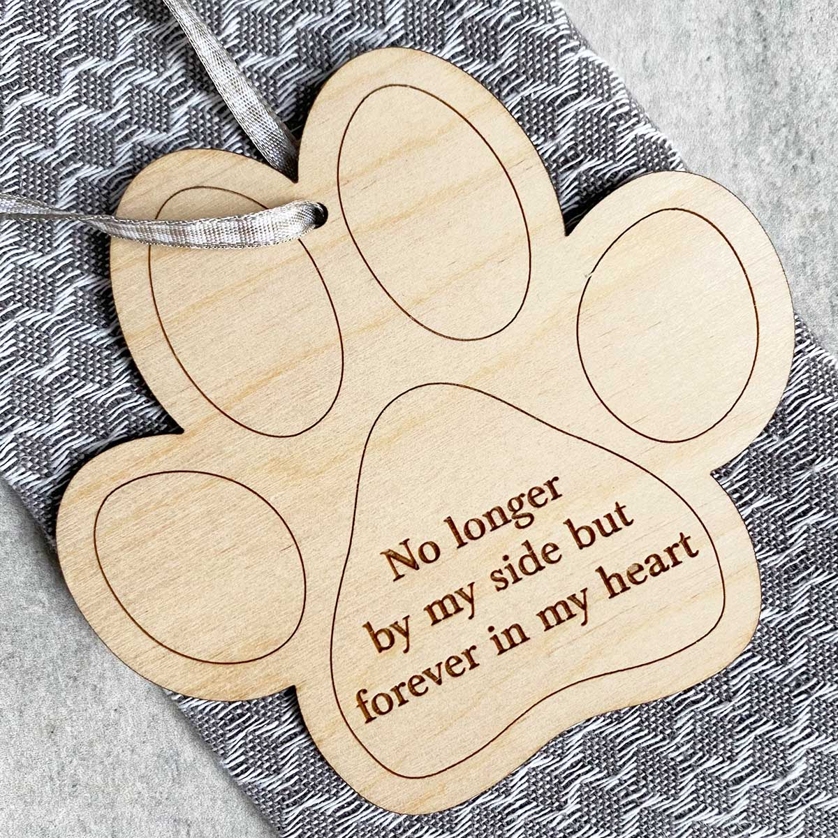 Dog paw hot sale print memorial