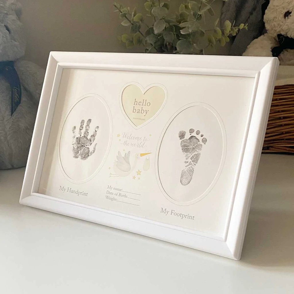 Baby hand best sale and footprint kit