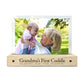 Personalised First Cuddle Wooden Base 6x4" Photo Frame