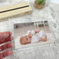 Personalised New Baby Toys Wooden Base 6x4" Photo Frame