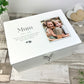 Personalised Memorial Photo Keepsake Box - 3 Sizes (22cm | 27cm | 30cm)