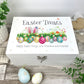 Personalised White Colourful Easter Hamper Box - 3 Sizes (22cm | 27cm | 30cm)