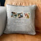 Personalised Any Message Three Photo Cuddle Cushion