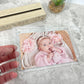 Personalised Baby Stars Wooden Base 6x4" Photo Frame