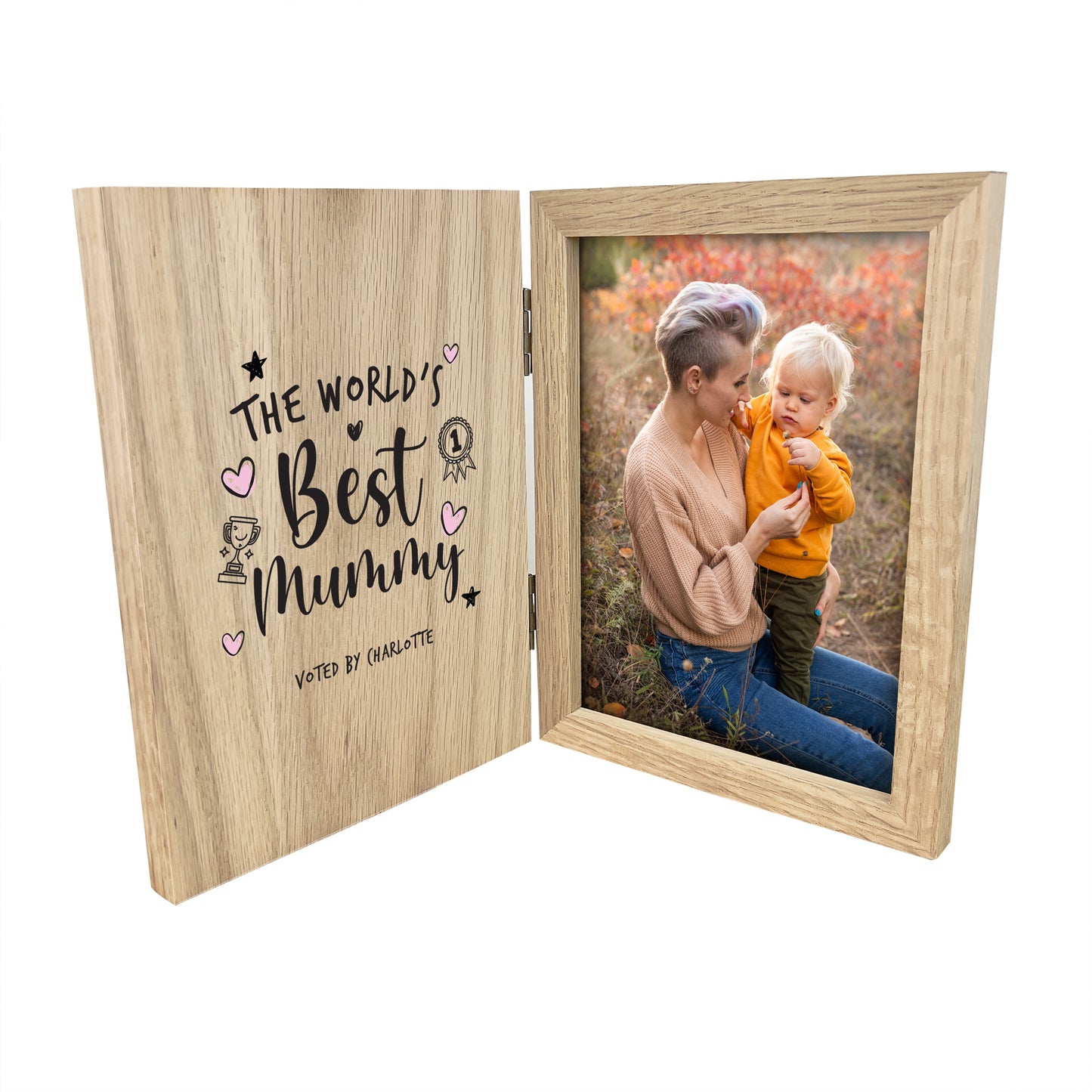 Personalised Personalised The World's Best Mum Book Photo Frame