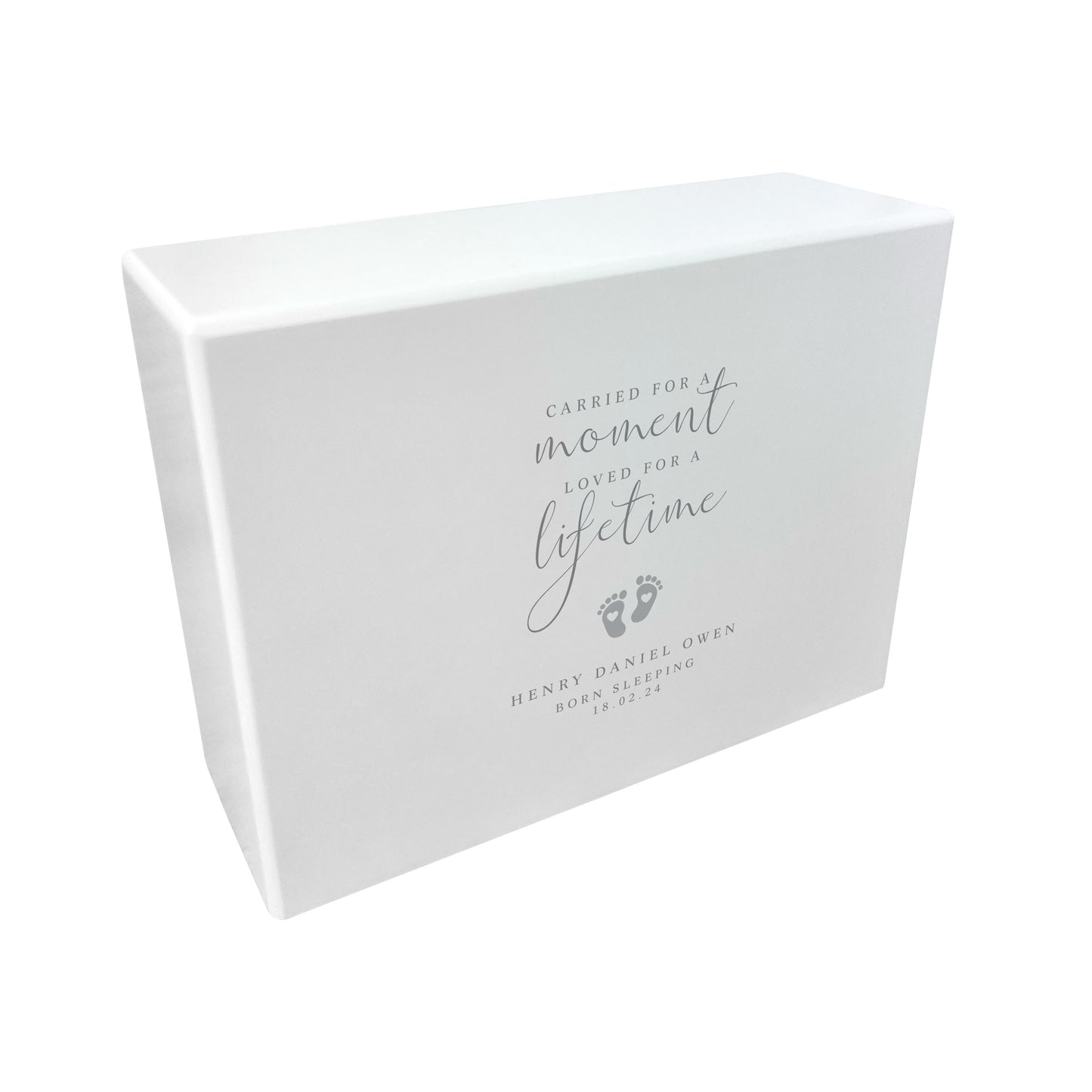 Personalised Carried For A Moment Angel Baby Cremation Urn For Ashes | 1.09 Litres