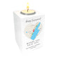 Personalised Map Location Heart Tea Light Holder