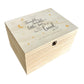 Personalised Twinkle Twinkle New Baby Keepsake Box - 5 Sizes (16cm | 20cm | 26cm | 30cm | 36cm)