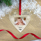 Personalised Baby's 1st Christmas Photo Acrylic Hanging Decoration - Various Shapes