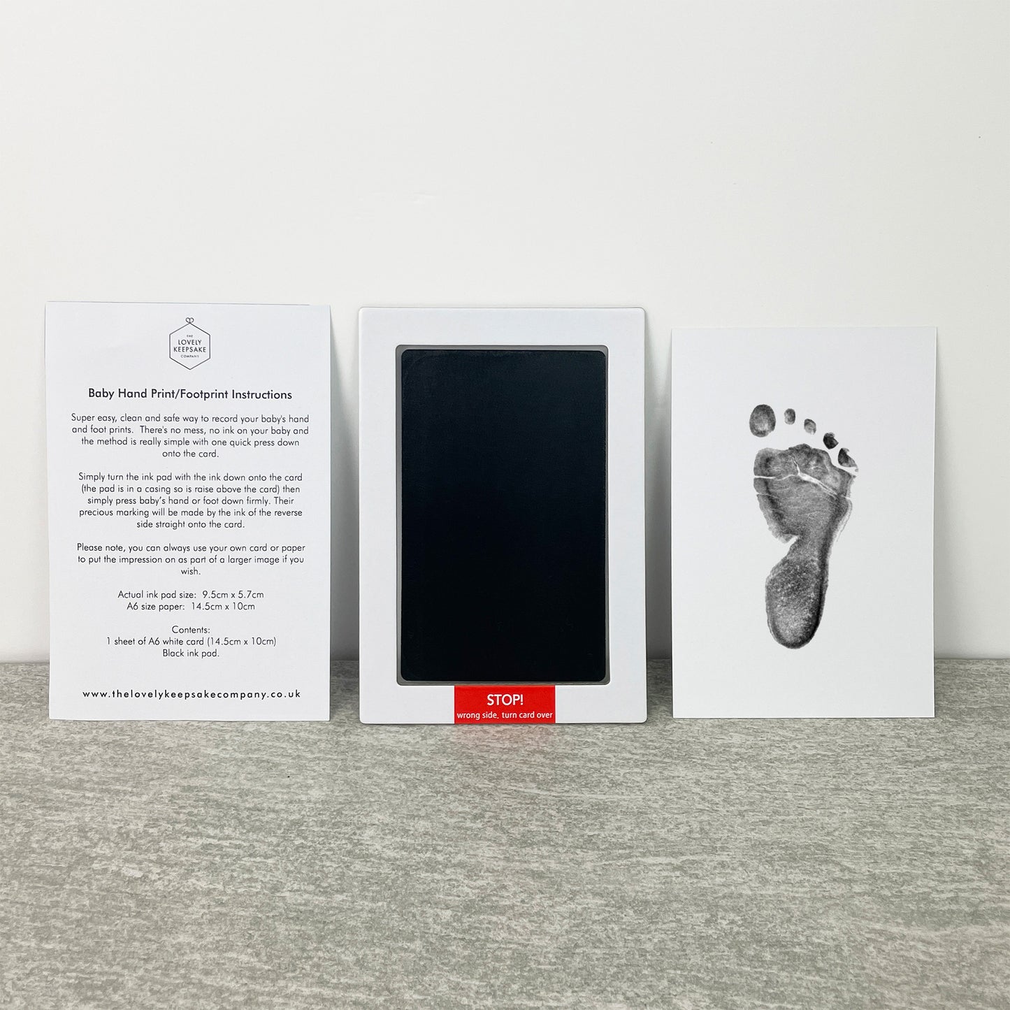 Baby Safe Non-toxic Handprint or Footprint Inkpad