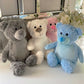 Personalised Photo Comfort Keepsake Bear - Blue