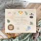 Personalised Jungle Animals New Baby Keepsake Box - 5 Sizes (16cm | 20cm | 26cm | 30cm | 36cm)