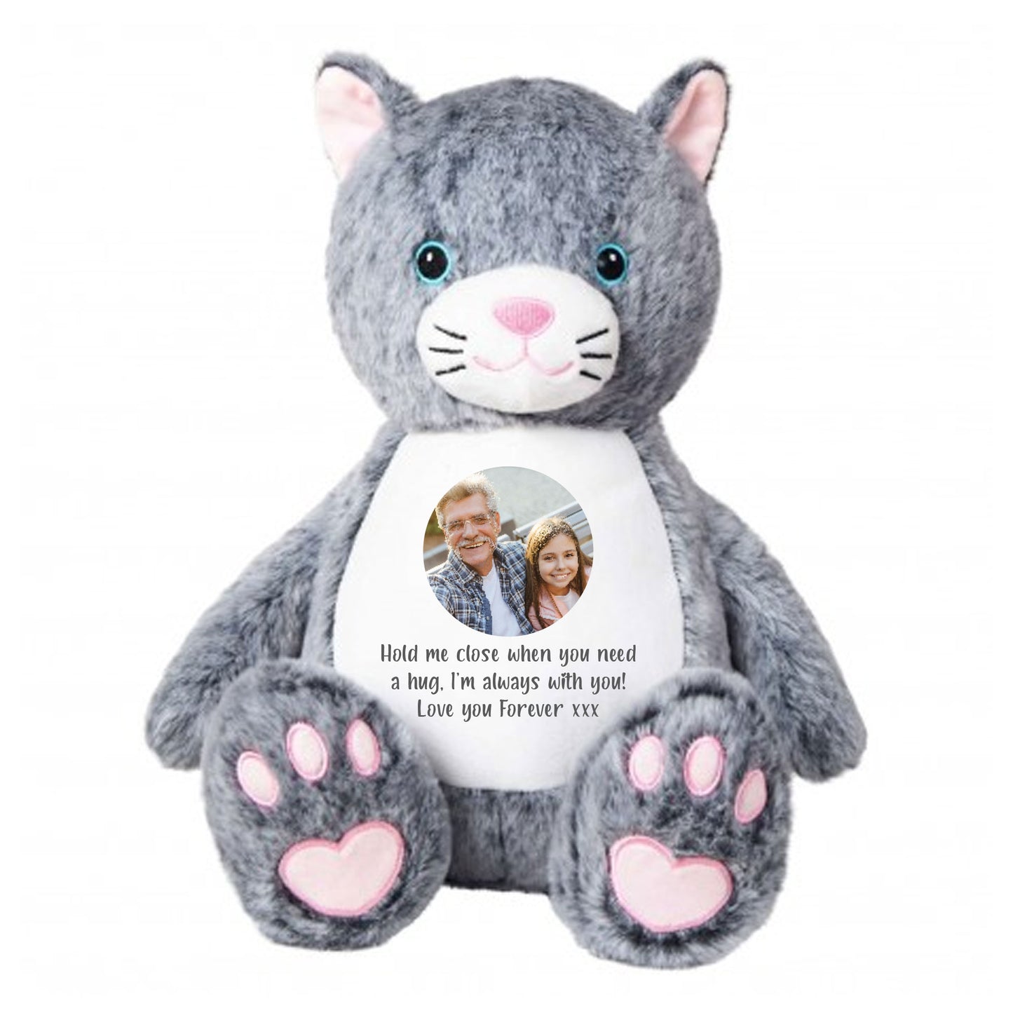 Personalised Photo Comfort Keepsake Cat