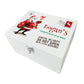 Personalised White Wooden Cartoon Santa Christmas Eve Box - 3 Sizes (22cm | 27cm | 30cm)