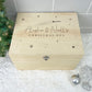 Personalised Couples Christmas Eve Box - 5 Sizes (16cm | 20cm | 26cm | 30cm | 36cm)