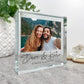 Personalised Couples Photo Crystal Token