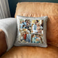 Photo Grid Faux Fur Cuddle Cushion