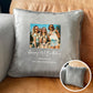 Personalised Any Message One Photo Faux Fur Cuddle Cushion