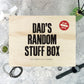 Personalised Random Stuff Box Pine Memory Box - 5 Sizes (16cm | 20cm | 26cm | 30cm | 36cm)