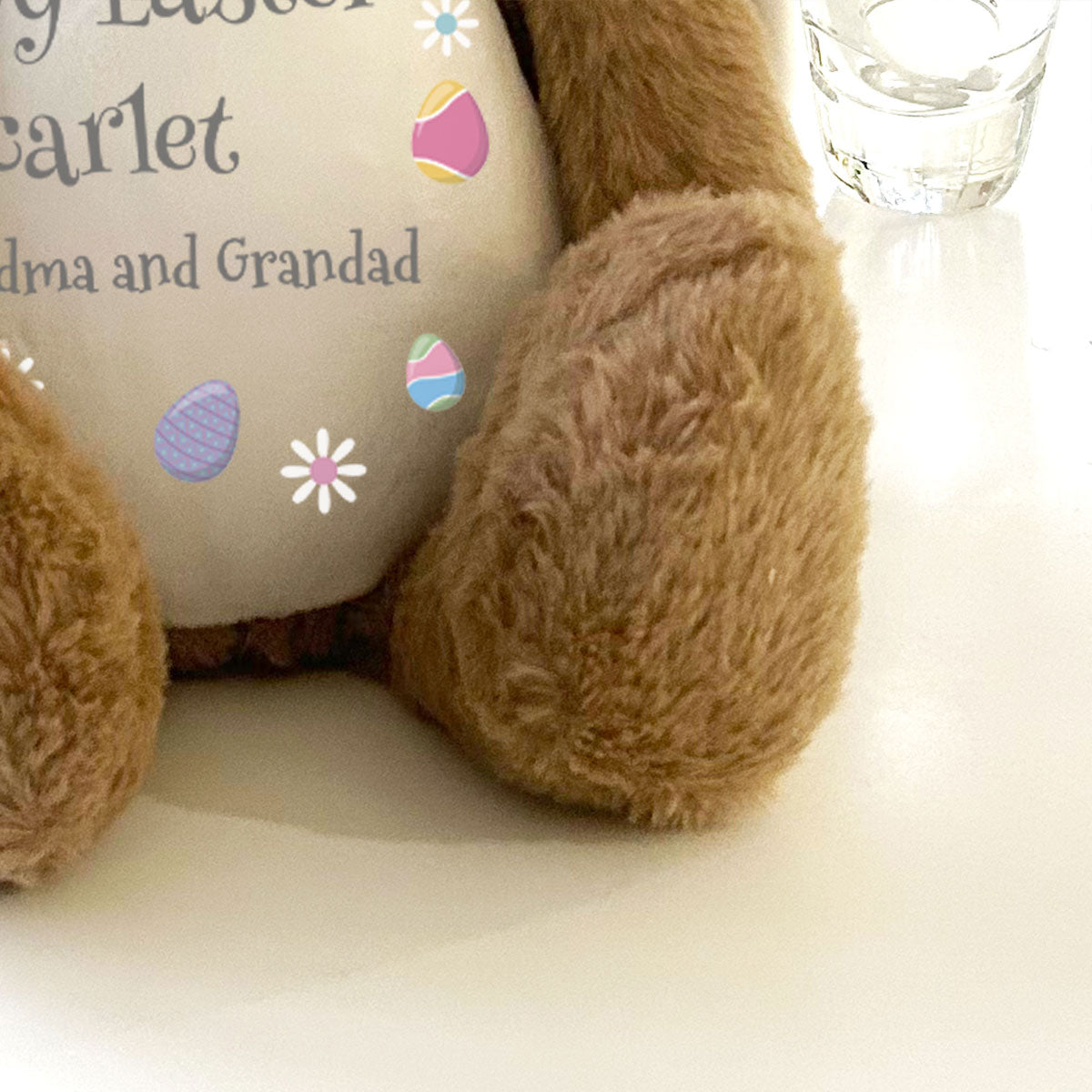 Personalised Easter Bunny - Brown