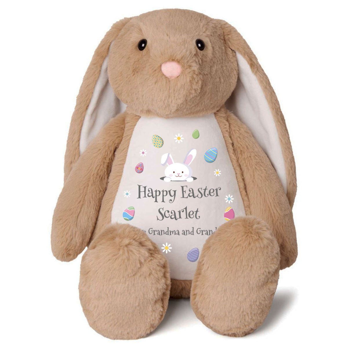 Personalised Easter Bunny - Brown