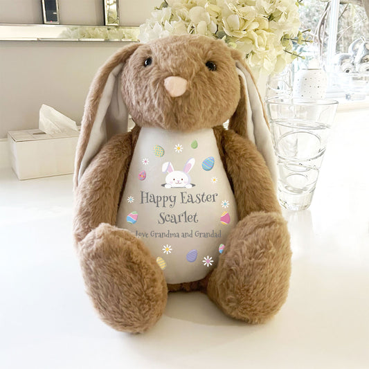 Personalised Easter Bunny - Brown