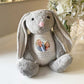 Personalised Photo Ashes Keepsake Memory Bunny - Grey