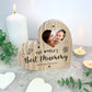 Personalised The World's Best Mum Wooden Freestanding Heart