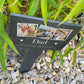 Personalised Large Photo Memorial Slate Plant Marker