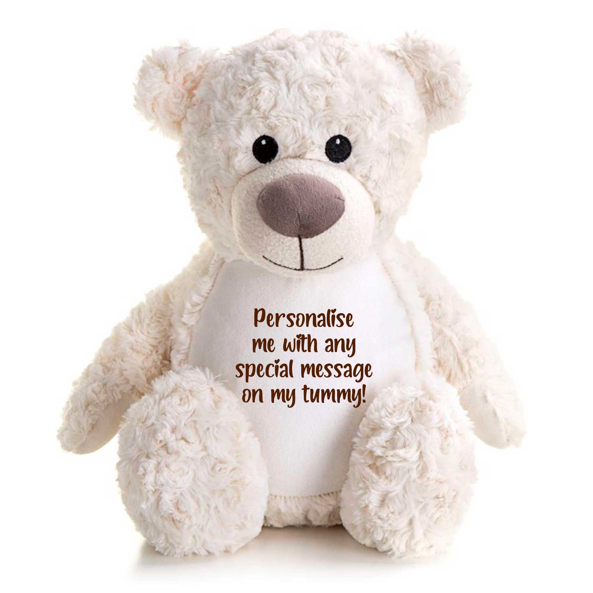 Teddy bear with 2024 picture frame tummy