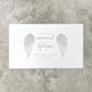 Personalised Angel Baby Wings Cremation Urn For Ashes | 1.44 Litres