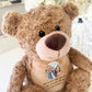 Personalised Photo Comfort Keepsake Bear - Light Brown