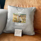 Personalised One Photo Pet Memorial Ashes Faux Fur Cuddle Cushion