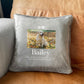 Personalised One Photo Pet Memorial Ashes Faux Fur Cuddle Cushion