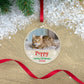 Personalised Pet Merry Christmas Photo Acrylic Hanging Decoration - Various Shapes