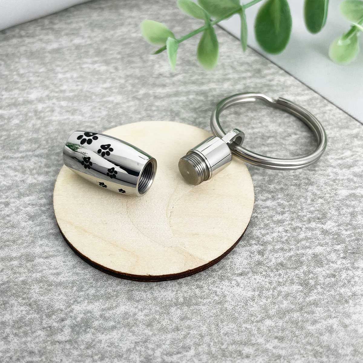 Dog on sale urn keychain