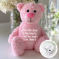 Personalised Record-A-Voice Teddy Bear - Pink