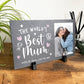 Personalised The World's Best Mum Photo Slate With Stand 25 x 15cm