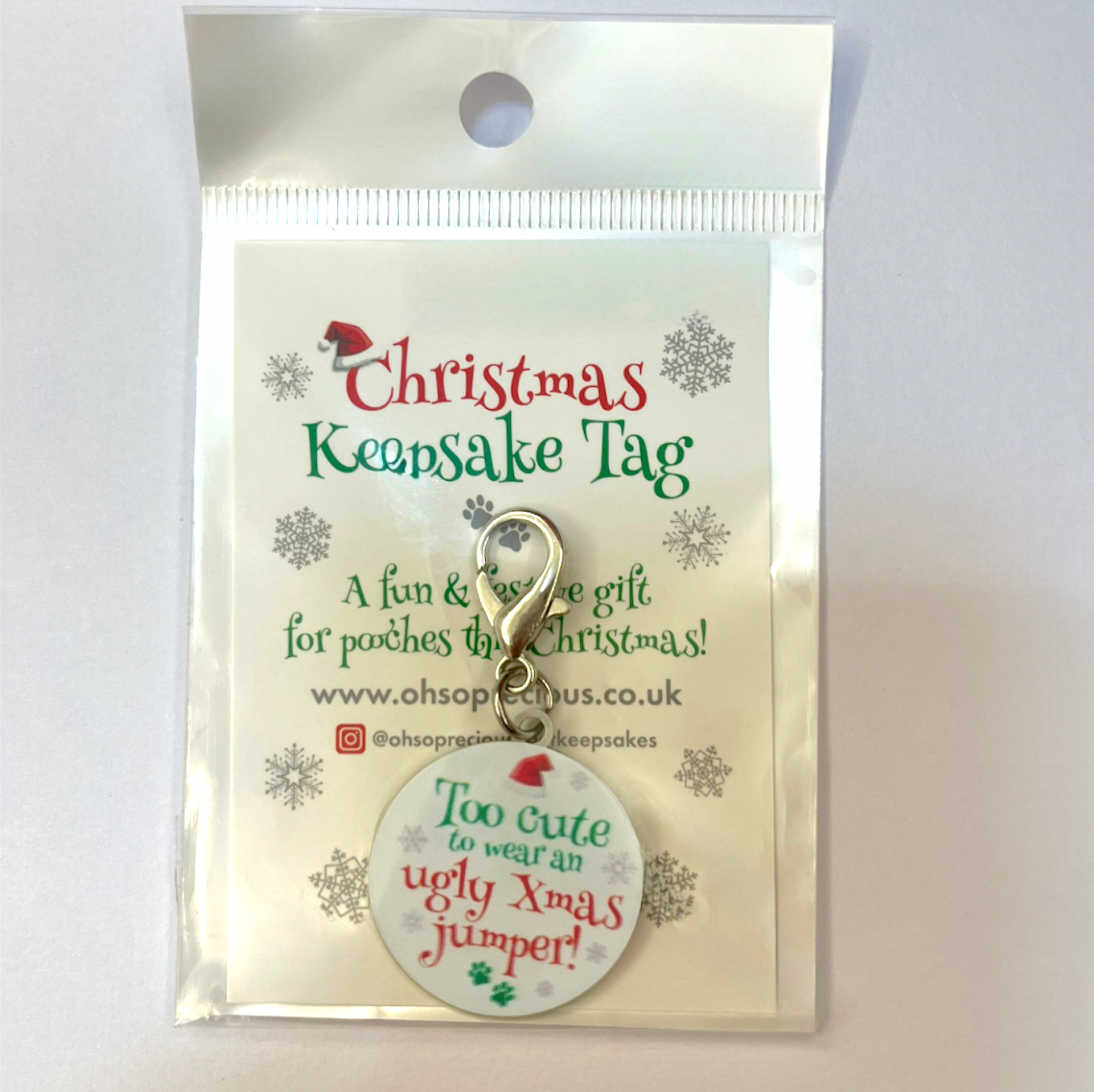 Christmas Keepsake Dog Tag