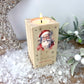 Personalised Any Message Traditional Santa Wooden Tea Light Holder - 2 Sizes