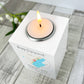 Personalised Map Location Heart Tea Light Holder