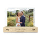 Personalised Wedding Wooden Base 6x4" Photo Frame