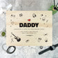 Personalised Fathers Day Doodle Sketch Design Pine Memory Box - 5 Sizes (16cm|20cm|26cm|30cm|36cm)