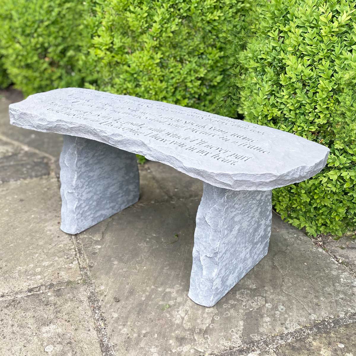 Stone garden benches for deals sale near me