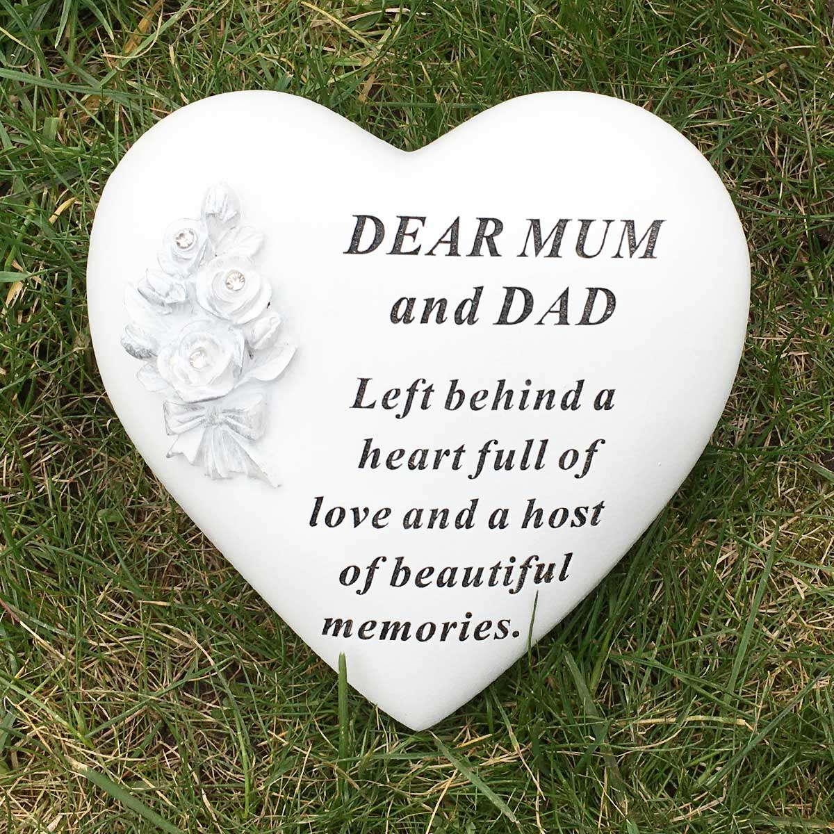 Mum and dad hot sale memorial