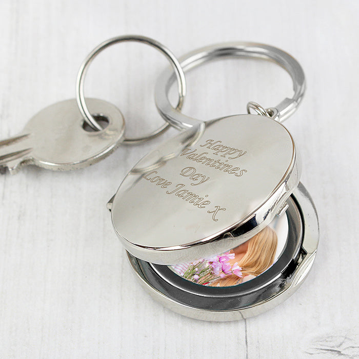 Personalised photo clearance keychain