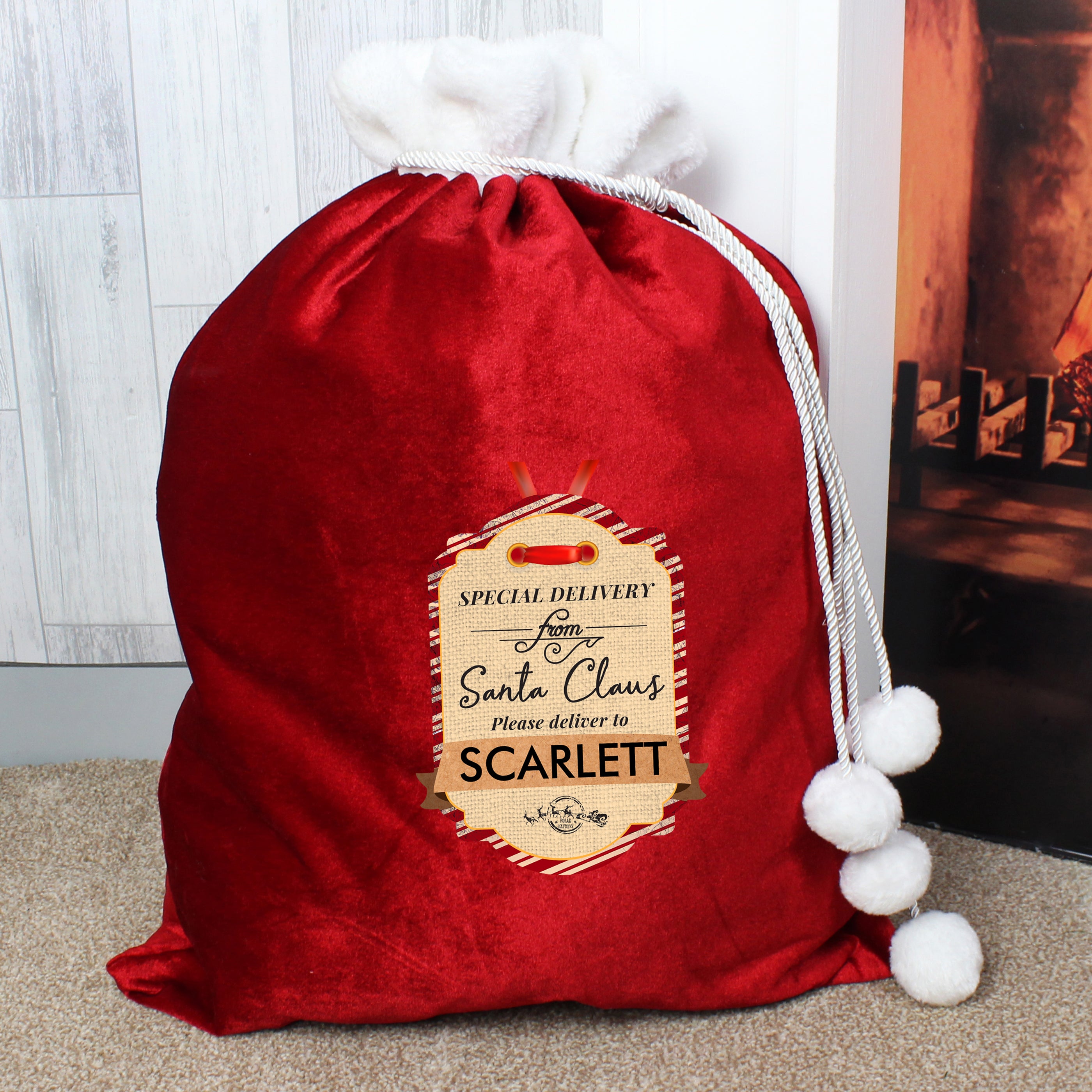 Personalised santa online sack